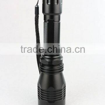 TF-200G IP66 Green LED Tactical Flashlight with ON/OFF Switch or Button Switch for Outdoor Sports, Military and Law Enforcement