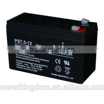 12V 7.5Ah lead acid batteryBatteries