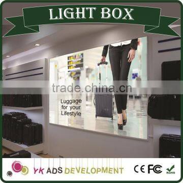 outdoor scrolling light box waterproof and anti-rust CE UL RoHS LED lighting wall mounted,ceiling hanging
