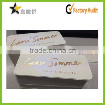 2015 Custom Luxury Metal Raised Business Cards With Gold Stamping photo-1