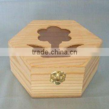 high quality wooden coin box / coin saving box