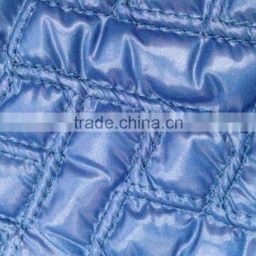 Padded winter embroidery quilting jacket/garment fabric