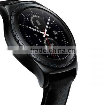 Genuine Leather Strap Custom Watch Band For Samsung Gear 2 Smart Watch photo-2