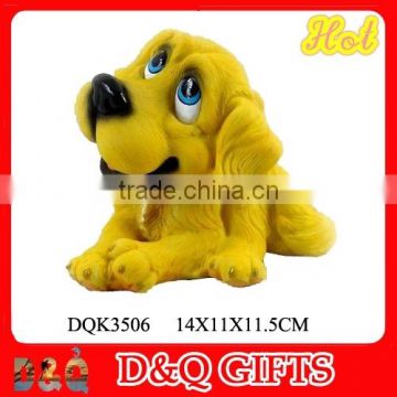 Decorative resin Pekingese figure