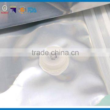 Blue Kraft Matt Printing Flat Bottom Valvet Bag With Zipper photo-3