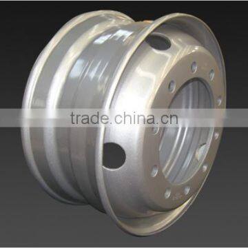 China Steel Tubeless ISO Truck Wheels 8.25