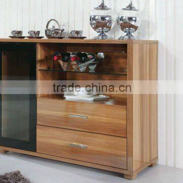 Modern wooden walnut buffet