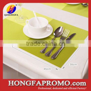 2015 Cheap Eco-friendly PVC Wholesale Dining Table mat