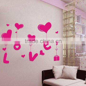 Love heart wall stickers