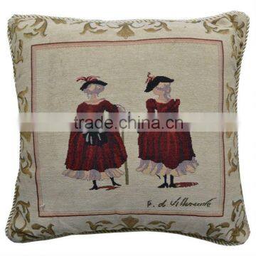 Beautiful jacquard embroidered patchwork cushion covers and pillowcases