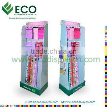 Cell Design Paperboard Retail Floor Display Unit for Electronic Accessories