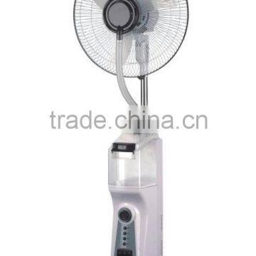 Battery Backup Mist Fan Rechargeable Powerful Wind Fan photo-2
