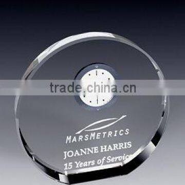 Wholesale Crystal Round Clock Weeding Gift