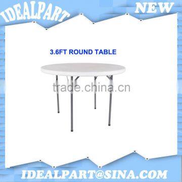 3.6ft Plastic banquet round table