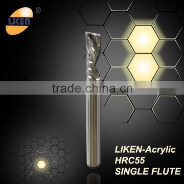 CNC Plastic Working Endmill/Acrylic/Plastic Milling Tool For Router Bits