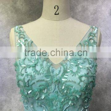 Guangzhou Factory Real Sample Latest Strapless Long Prom Dress photo-5