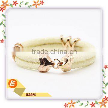 Green Genuine Sting Ray Bracelet for Women photo-6