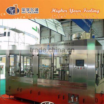 Glass bottle water filling machine