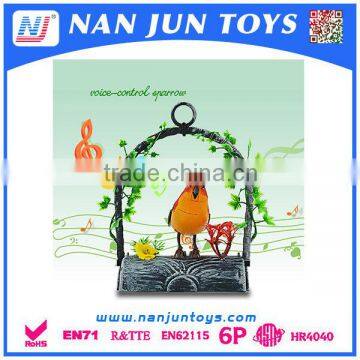 wholesale Battery operation plastic recording bird toy for kids