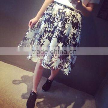 Women's Vintage/Sexy/Casual/Work Micro-elastic Medium Knee-length Skirts (Lace)