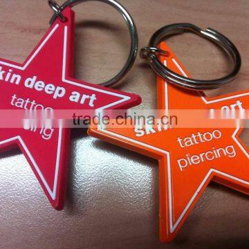 Free design soft pvc key rings custom soft pvc key rings