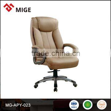 Resonable price office boss high end leather chairs