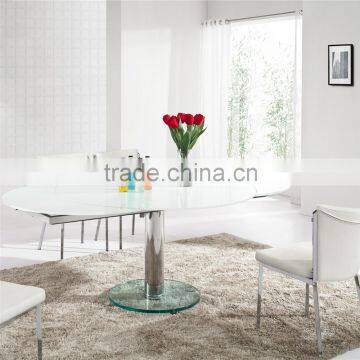 Extendable Glass Dining Table L819 Modern Kitchen Designs