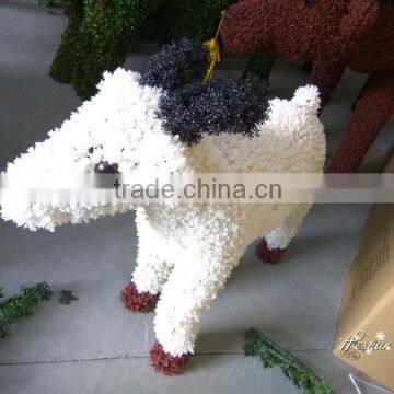 Lovely sheep artificial topiary animal buxus animal with best price