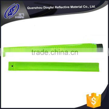 reflective pvc snap bracelet wrist tape for safety