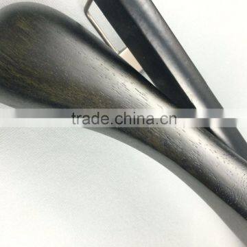 Black Wooden Hanger Suit Wooden Hanger Beech Wood Hotel Hanger photo-4