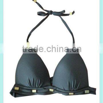 moulded bra cup swimwear tops for lady