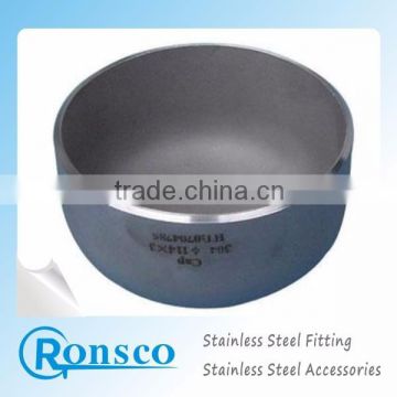 threaded seamless 304 stainless steel pipe cap