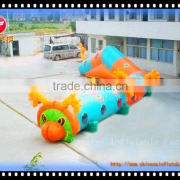 giant inflatable obstacle tunnel for adult and kids