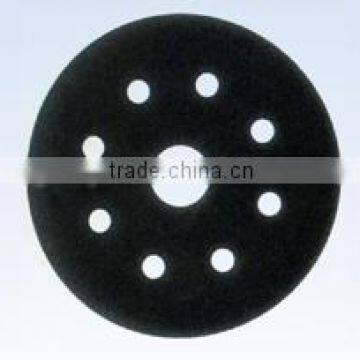 Black Hook and Loop 9 Holes Abrasive Disc
