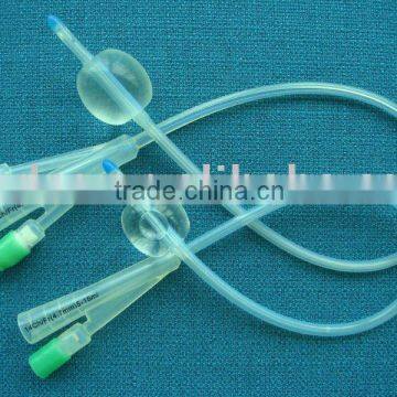 Silicone foley catheters