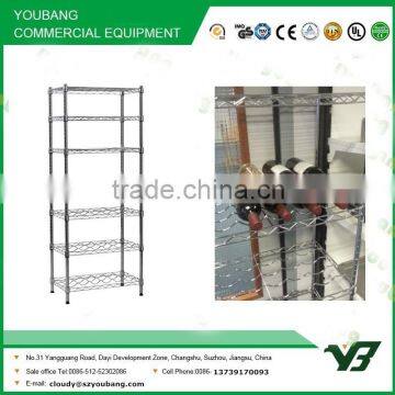 2015 hot sell NSF 100KGS heavy duty 7 tier home wine display rack (YB-WS017)