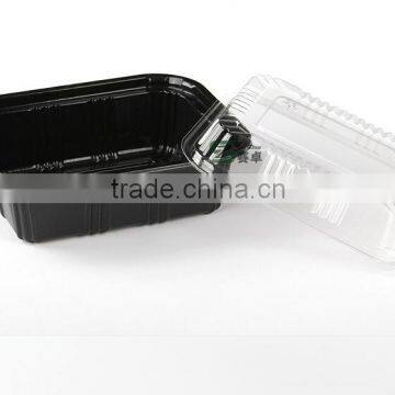 Model Number 805 Small Rectangle PS Black Disposable Sushi to go Box photo-4