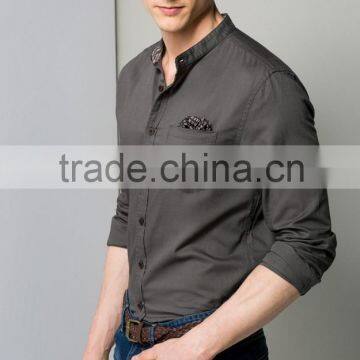 Men's Classical Casual Business Cotton Lining Long Sleeve Shirts