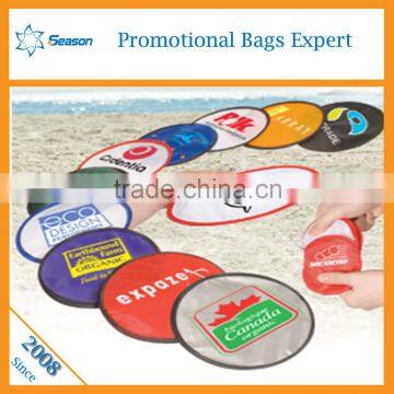 China Supplier 25cm 190T Customized Logo Foldable Frisbee Fan for Dogs photo-2