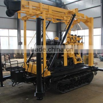 200M water well drill rig with crawler mounted