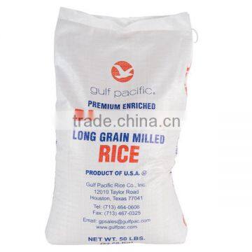 China top quality rice woven bag size 5kg 10kg 25kg wholesale