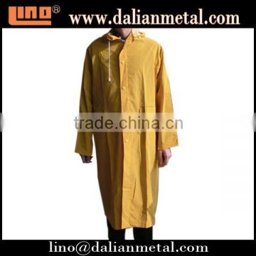 PVC Cheap Yellow Raincoat