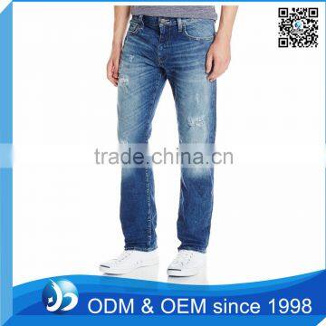 Custom Mens Damaged Jeans Wholesale Price