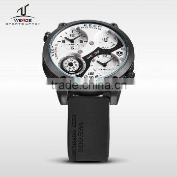 WEIDE Japan Movt Quartz Watch Stainless Steel Back Sport Watch Famous Mens Watches Top Brand Watch