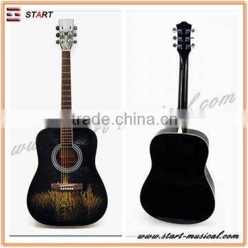 High quality copy global acoustic guitar with accessories