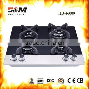 Auto Ignition tempered glass Gas Burner