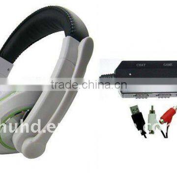 Amplifier stereo Gaming headset with USB & RCA plugs for Xbox one PS3 PS4 XBOX360