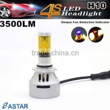 Five optional colors diy car led headlight h10