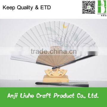 Best-selling bamboo cloth hand fan