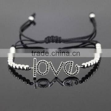 2016 Handcrafted Jewelry 24k New Gold Chain Couple Love Design Beads Boy and Girl Woven Friendship Bracelet photo-3